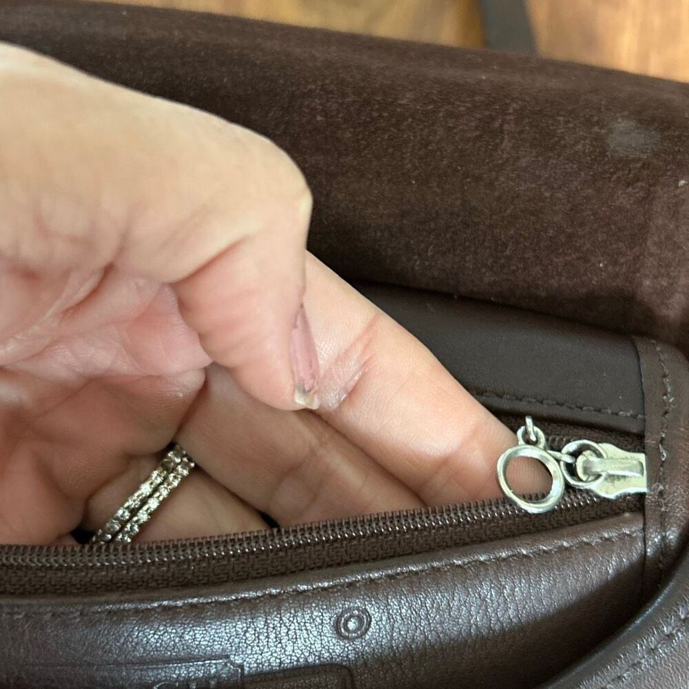Coach Vintage leather tassel bag. - Picture 7 of 11